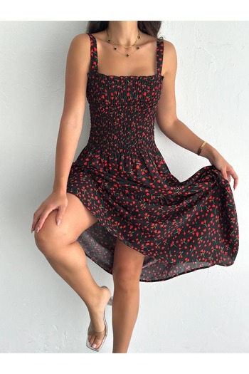 misslike fashion Gimped Hanging Floor Dress Woven Viscose Fabric 125 cm