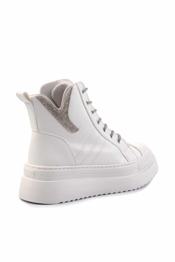 Bambi Beyaz Kadın Bot & Bootie K02763330509