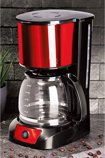 Berlinger Haus Burgundy Metallic Line Electric Drip Coffee Maker