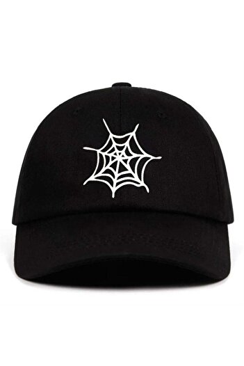 Köstebek Black Spider Web Hat