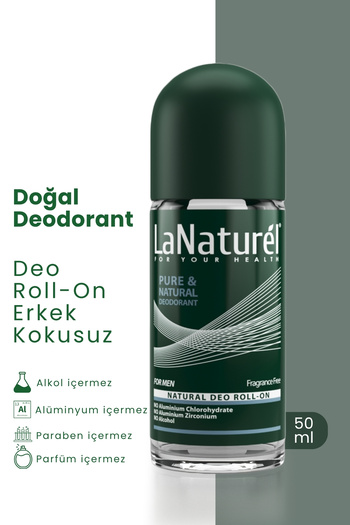 LaNaturel Roll On Kokusuz Erkek 50 ml