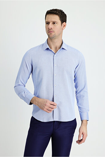 Kiğılı Cămașă cu mânecă lungă, slim fit, cu model clasic, din bumbac, ușor de călcat