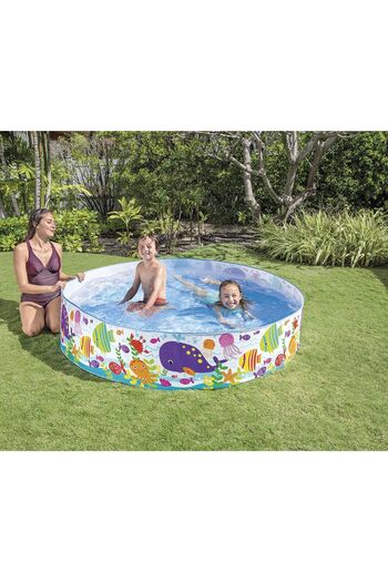 Intex Snapset Ocean Play Pool for Kids – 1.83m Wide, 38cm Deep