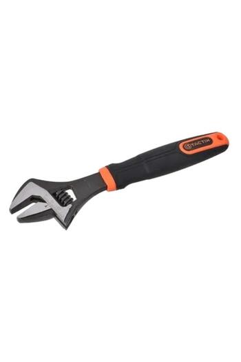 Generic Tactix Adjustable Wrench Black and Orange 10inch