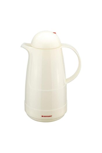 Generic ROTPUNKT High-Quality Metallic Vacuum Jug White 1 Liter 003-0002