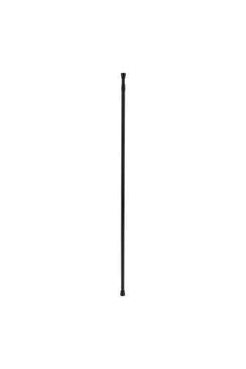 Generic Tendance Aluminum Shower Bar Extendable Curtain Rod Black 135 to 250cm 2104103