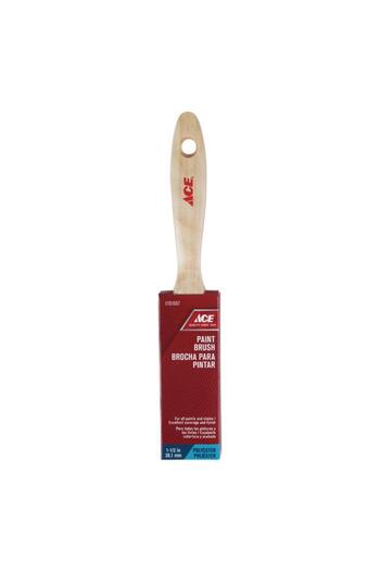 Generic فرشاة طلاء ACE ذات مقبض خشبي من الفولاذ المقاوم للصدأ، لون بيج، مقاس 1.5 بوصة، XB-ACE20015V