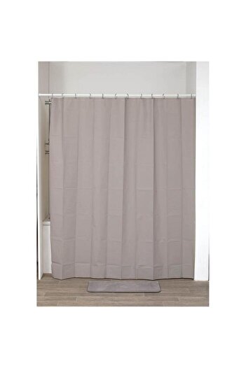 Generic Tendance Lightweight and High Quality Peva Shower Curtain Taupe 180 x 200cm 1101165