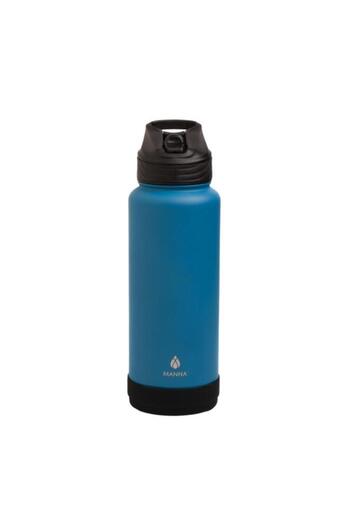 Generic MANNA Timber Stainless Steel BPA-Free Leak-Proof Water Bottle White and Black 40oz
