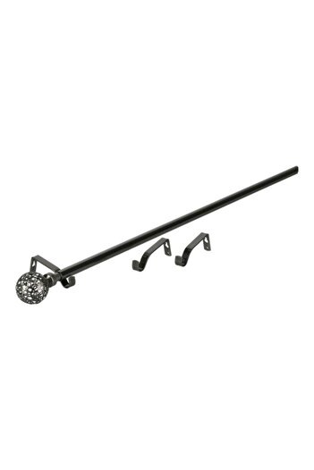 Generic Micasa Sfera Stainless Steel Elegant Design Curtain Rod Pewter 160-310cm