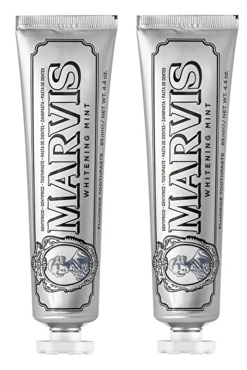 Marvis Whitening Toothpaste Mint Flavor - 85ml x 2 pieces, Premium Set