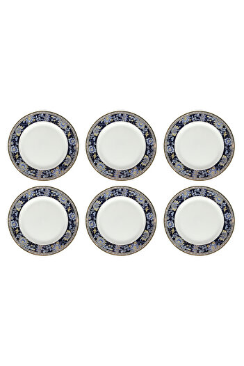 Lucky Art Luckyart Eudora Bone 27cm Set of 6 Plates