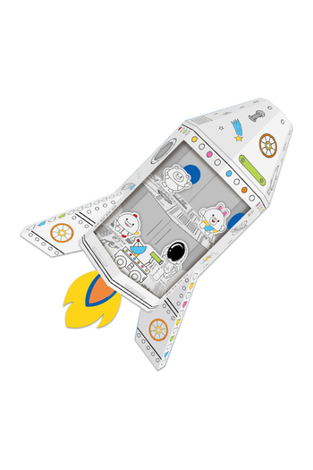 Eazy Kids DIY Creative Spacecraft – With 3 Color Pens | Ages 3+