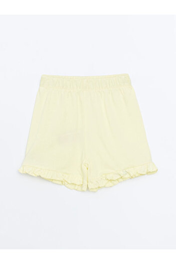 LC Waikiki Elastic Waist Basic Girl's Shorts