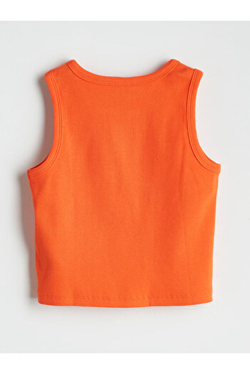LC Waikiki Timeless Recommendations from Timeless Store |   Crew Neck Floral Girl's Crop Tank Top
