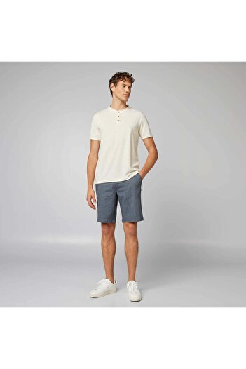 KIABI Henley collar T-shirt WHITE
