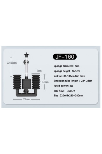 SunSun Aquarium Filter Jf-160