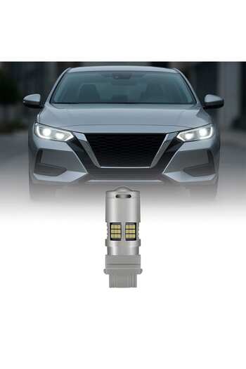 AUTOREY LED Car Bulb T20 7443 White Color 6000K for Position or DRL daytime running lights CANBUS