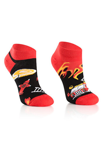 Todo Socks In Flames cotton short socks