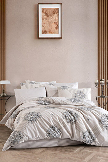 EVA Patterned Single, Elastic Sheet, Duvet Cover Set