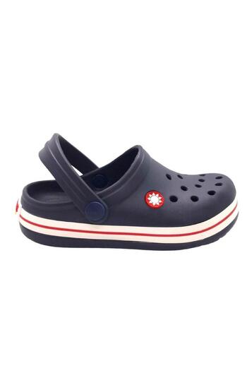 MARKABONİ Boys' navy blue non-slip sole slippers pool beach sandals