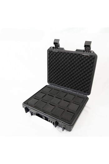 Choice 15slots 15 Slot Plastic Watch Case Potable Watch Storage Boxes Organizer Waterproof Hard Carry Case