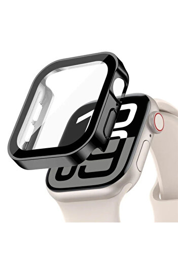 Choice سلسلة 4654 SE 44 مم مطلية باللون الأسود 11 واقي شاشة لساعة Apple Watch 10 46 مم 42 مم 45 مم 44 مم 41