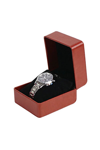 Choice 59Brown Portable Watch Box PU Leather Watch Case Organizer Storage Holder for Men Women Bracelet Vin
