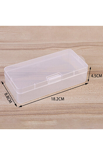 Choice 18 8 4 cm Transparent Plastic Cosmetics Hardware Parts Jewelry Storage Case Container Packaging Bo
