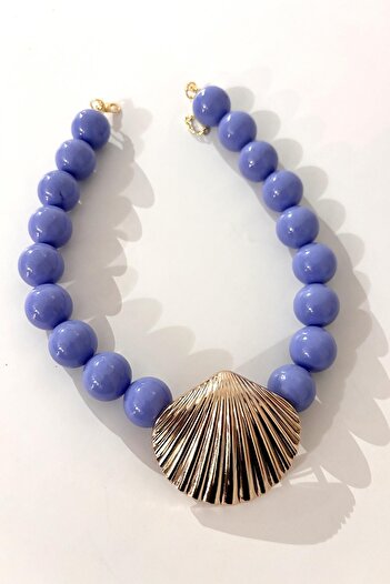 New Obsessions Oyster Point Large Beaded Necklace
