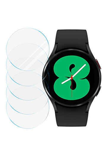choice2 44MM for Watch 4 5 Pcs Tempered Glass for Samsung Galaxy Watch 5 Pro/5/4 40mm 44mm Screen Protector