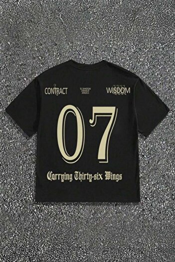 Köstebek Black Metatron Angel Unisex T-Shirt