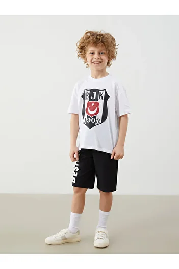LC Waikiki Printed Boys' T-Shirt and Shorts 2-Pack
