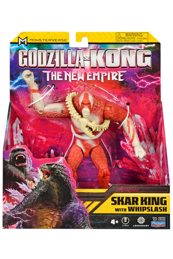 GIOCHI PREZIOSI Godzilla X Kong Action Figure 15 cm Scar King with Whipslash 35200