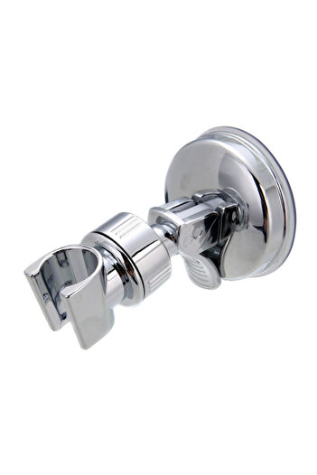 OEM Removable shower head holder, Adjustable, Suction cup, ABS/PVC, 7x10.5 cm, Silver