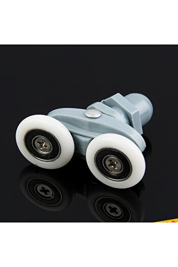OEM Double roller for shower door, ABS/Aluminum, 25 mm, Grey/White