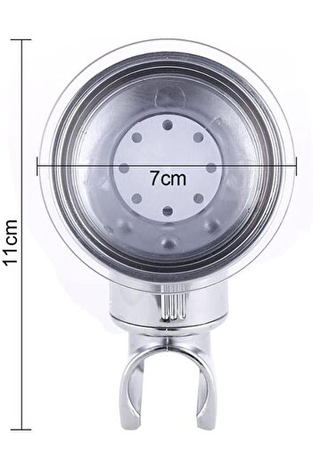 OEM Removable shower head holder, ABS, Silver, 11x7 cm