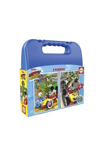 EDUCA Puzzle Educa - Mickey and the Roadster Racers Case, 2x20 piese