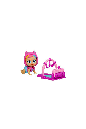 GIOCHI PREZIOSI CYP04000 Cry Babies Play Time Mini Millie Bebek ve Aktivite Halısı