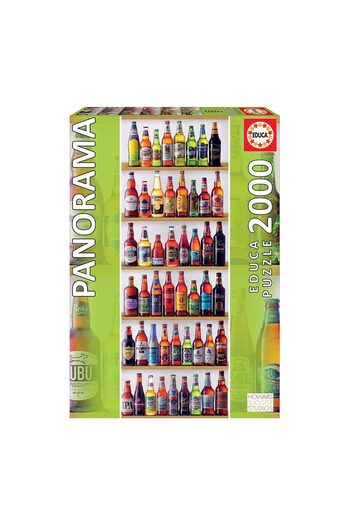 EDUCA Puzzle - World Beers - Panorama, 2000 piese