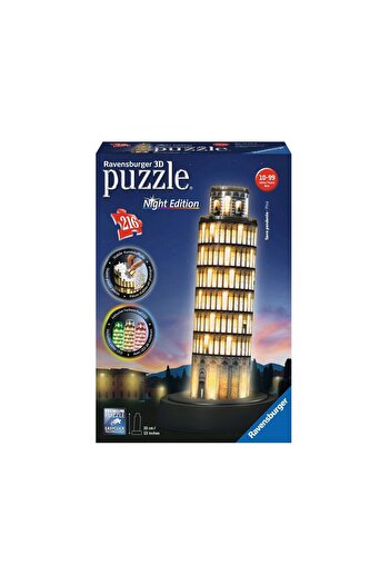 RAVENSBURGER 3D Puzzle - Pisa by Night, 216 pieces, with LED