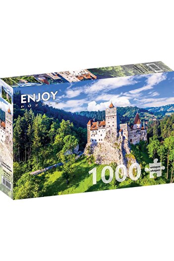 Enjoy Puzzle 1000 piese - Bran Castle in Summer, Romania