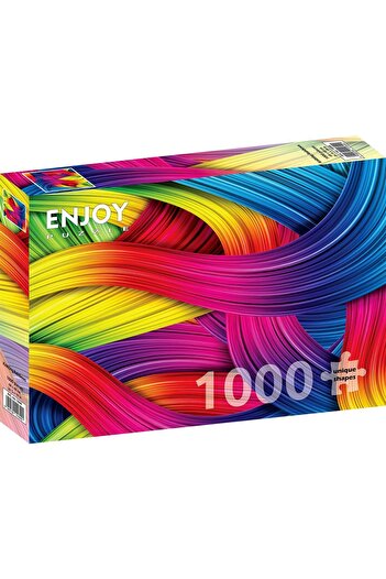 Enjoy Puzzle 1000 piese - Knitting Rainbows