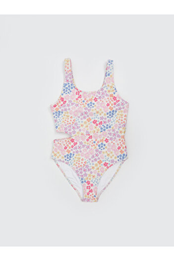 LC Waikiki Girls' Swimsuit with Quick Dry Uv Protection