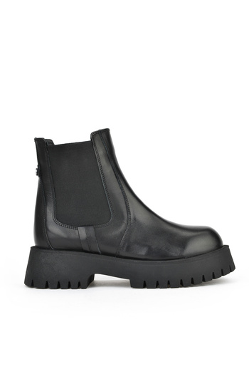 Ziya , Women's Genuine Leather Boots 15319Z66453 Black