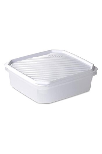 Generic TATAY Square Food Container White 1.3 Liter