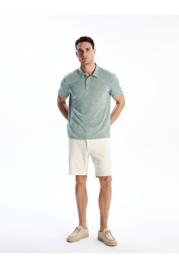 LC Waikiki Ανδρικό μπλουζάκι με υφή LCW Vision Polo Neck