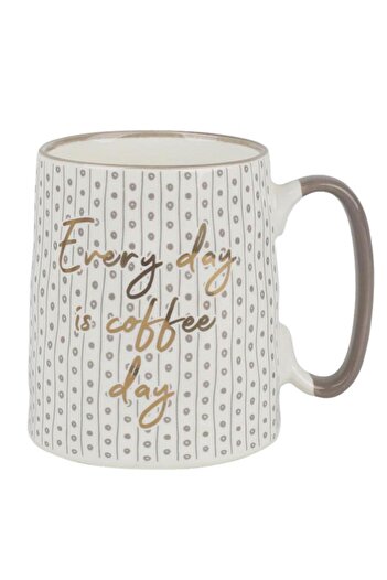 Generic Kalring Ergonomic Handle Everyday Is Coffee Day Quoted Coffee Mug Multicolor 16oz KRJYD1019-7265-3