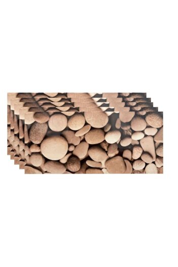 HOZRO Set of 220 x HOZRO self-adhesive marble imitation tiles, abstract pattern, for walls