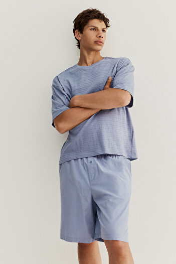 H&M Tişört ve Şortlu Pijama Takımı
